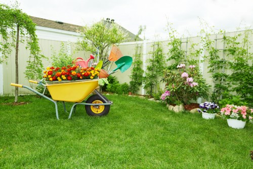 Professional garden maintenance in Archway with lawns and borders